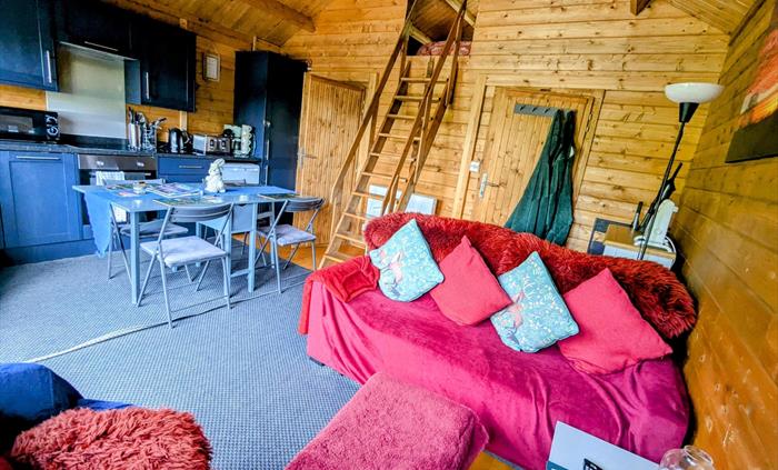 Tad cabin living area